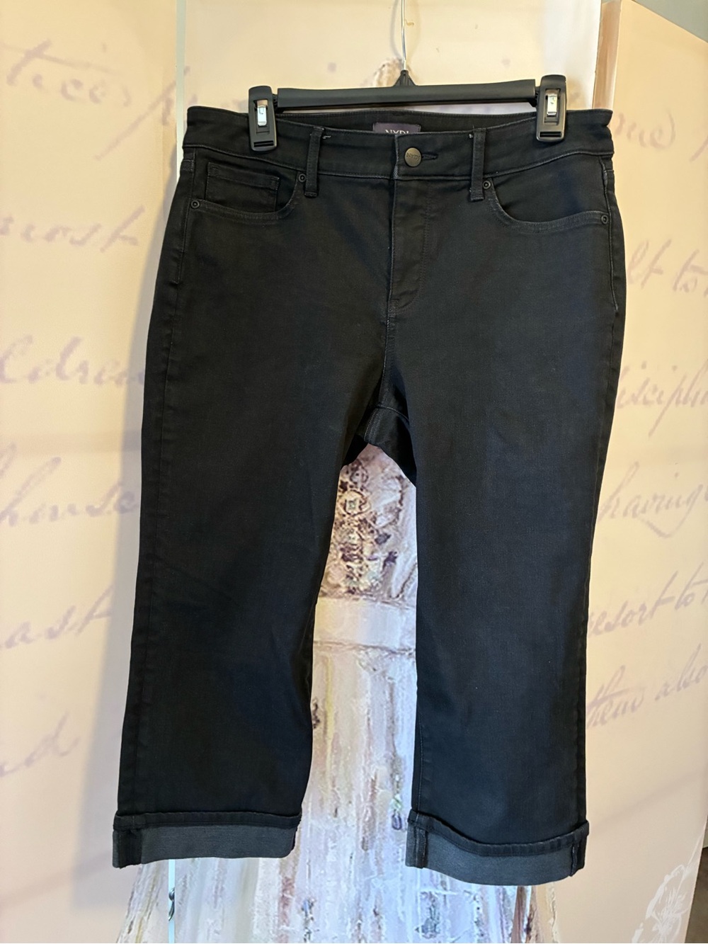 NYDJ Black Capri Jeans